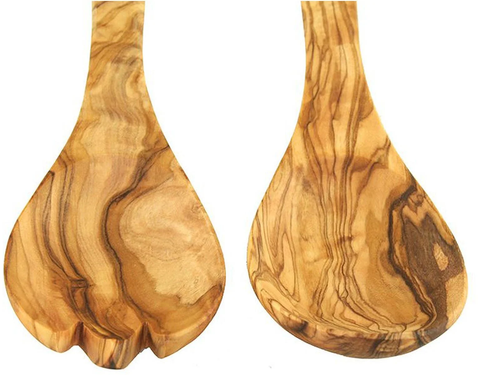 Olivenholz-erleben Kochbesteck-Set – 4-tlg. aus naturbelassenem Olivenholz